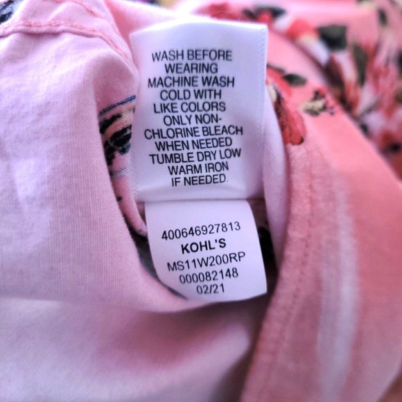 Sonoma Men's Hawaiian Button Up Short Sleeve Shirt Size Medium - Picture 8 of 9